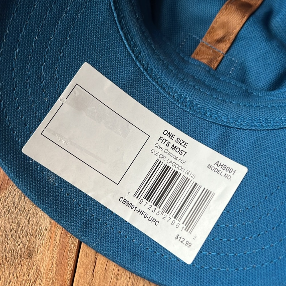 Carhartt Core Canvas Hat One Size Fits Most Color: Langoon (412) - Picture 8 of 16